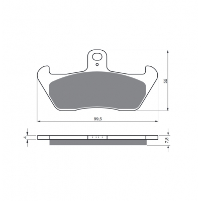 Brzdové obloženie GOLDFREN 089 AD