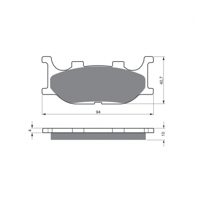 Brzdové obloženie GOLDFREN 099 AD