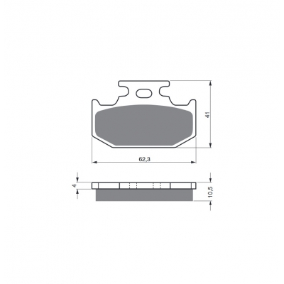 Brzdové obloženie GOLDFREN 100 AD