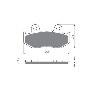 Brzdové obloženie GOLDFREN 102 AD