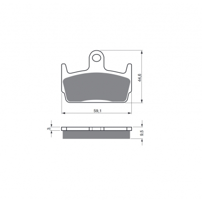 Brzdové obloženie GOLDFREN 131 AD