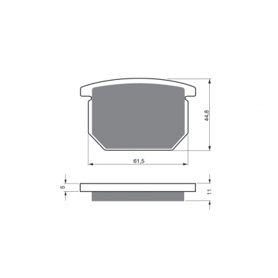 Brzdové obloženie GOLDFREN 138 AD