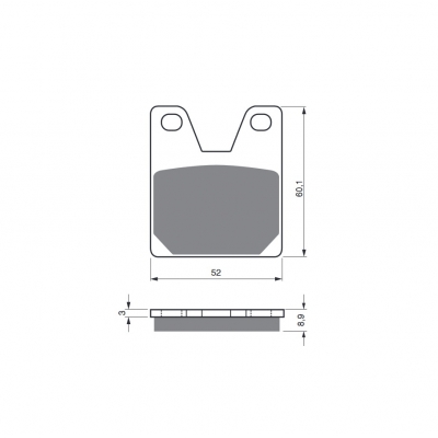 Brzdové obloženie GOLDFREN 169 S3