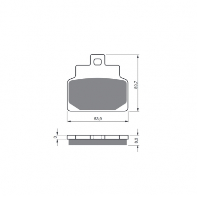 Brzdové obloženie GOLDFREN 170 AD