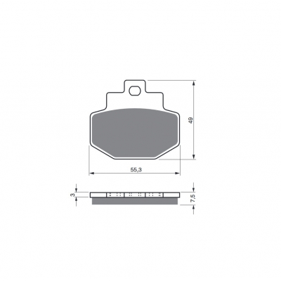 Brzdové obloženie GOLDFREN 186 S3