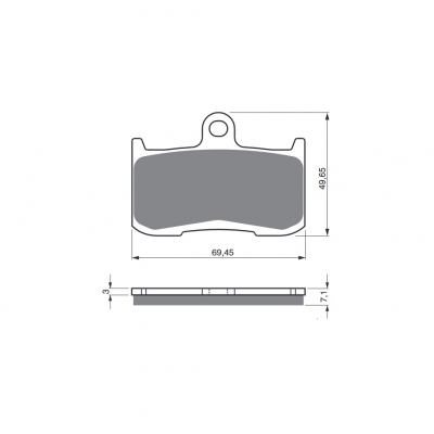 Brzdové obloženie GOLDFREN 207 AD