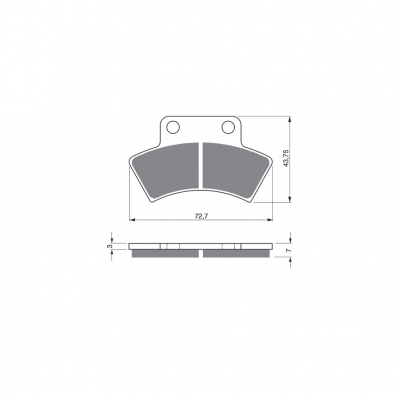 Brzdové obloženie GOLDFREN 216 K5