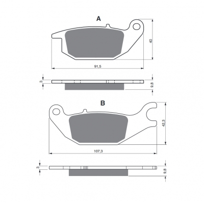 Brzdové obloženie GOLDFREN 221 AD