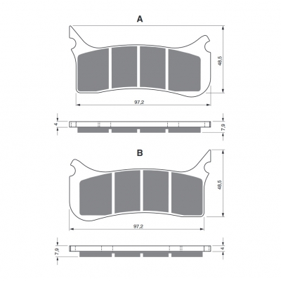 Brzdové obloženie GOLDFREN 212 S33 OFF-ROAD