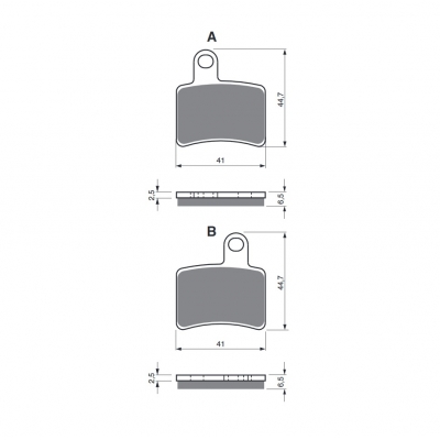 Brzdové obloženie GOLDFREN 228 S33 OFF-ROAD Zadná