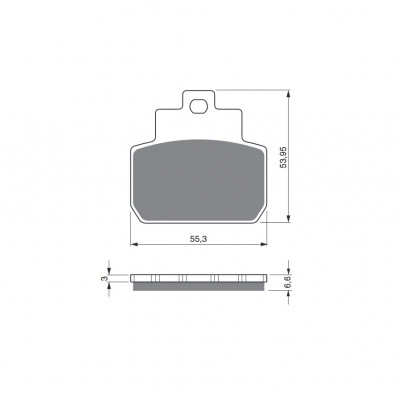 Brzdové obloženie GOLDFREN 263 AD