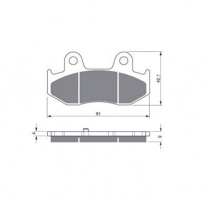 Brzdové obloženie GOLDFREN 267 AD