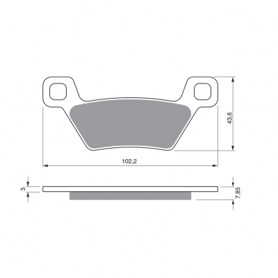 Brzdové obloženie GOLDFREN 316 AD
