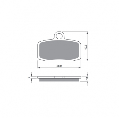 Brzdové obloženie GOLDFREN 307 S3