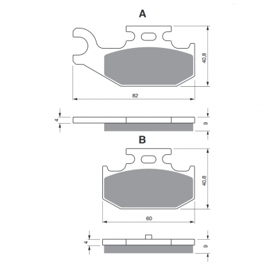 Brzdové obloženie GOLDFREN 295 K5