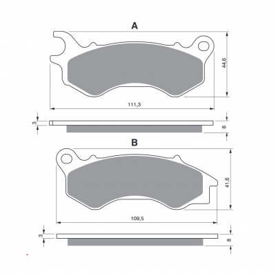 Brzdové obloženie GOLDFREN 299 AD