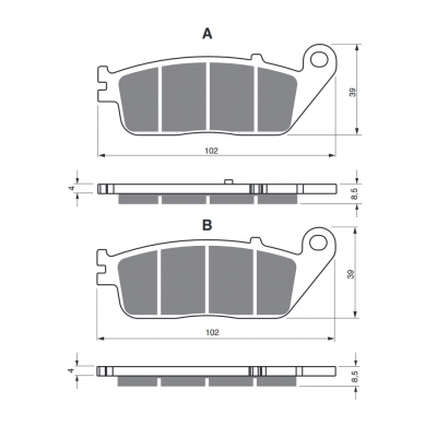 Brzdové obloženie GOLDFREN 333 S3