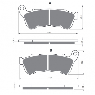 Brzdové obloženie GOLDFREN 359 AD