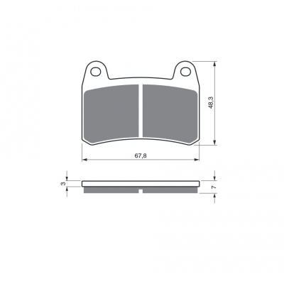 Brzdové obloženie GOLDFREN 361 S3