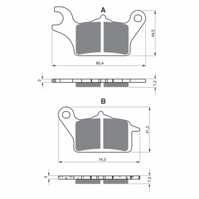 Brzdové obloženie GOLDFREN 387 AD