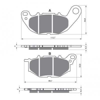 Brzdové obloženie GOLDFREN 369 AD