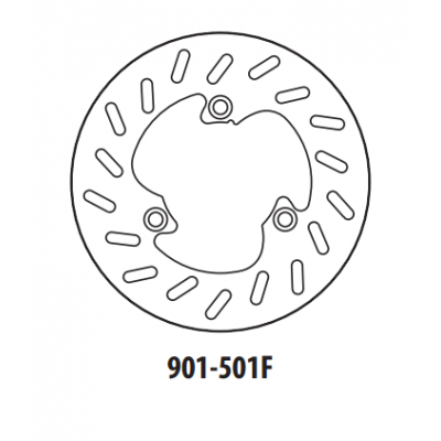 Brzdový kotúč GOLDFREN 901-501F predné 220 mm