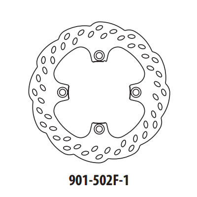 Brzdový kotúč GOLDFREN 901-502F-1 predné 240 mm