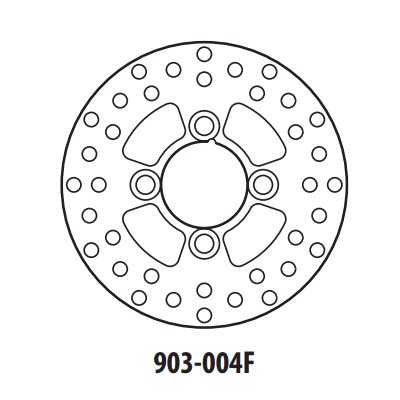 Brzdový kotúč GOLDFREN 903-004F predné 160,6 mm