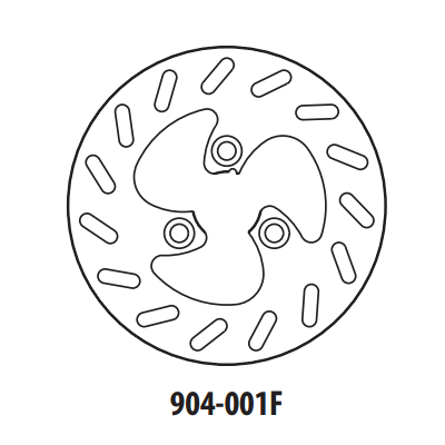 Brzdový kotúč GOLDFREN 904-001F predné 220 mm