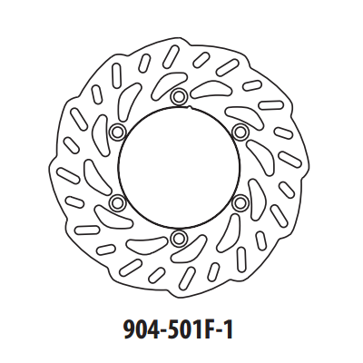 Brzdový kotúč GOLDFREN 904-501F-1 predné 260 mm