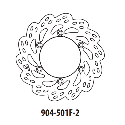 Brzdový kotúč GOLDFREN 904-501F-2 predné 260 mm
