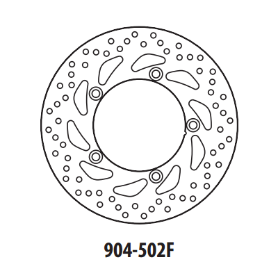 Brzdový kotúč GOLDFREN 904-502F predné 260 mm