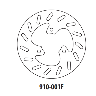 Brzdový kotúč GOLDFREN 910-001F predné 190 mm