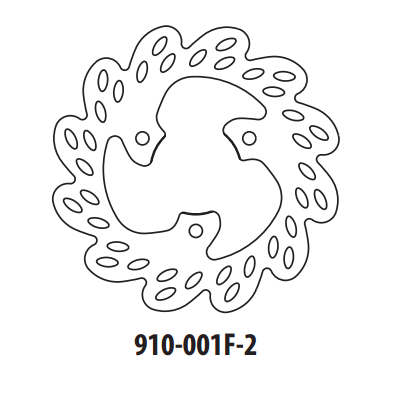 Brzdový kotúč GOLDFREN 910-001F-2 predné 190 mm