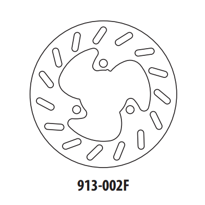 Brzdový kotúč GOLDFREN 913-002F predné 190 mm