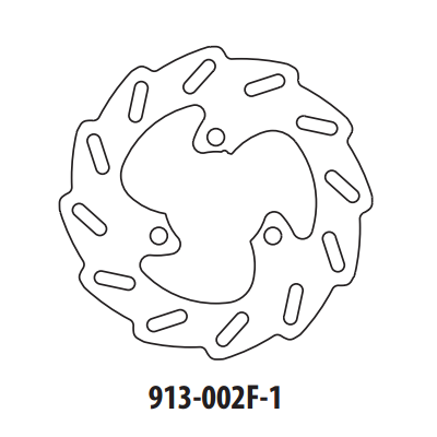 Brzdový kotúč GOLDFREN 913-002F-1 predné 190 mm