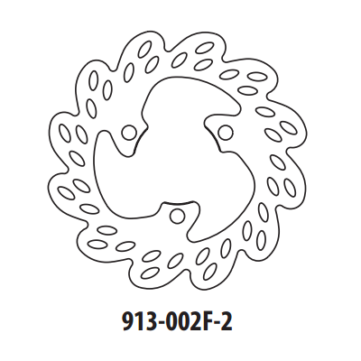 Brzdový kotúč GOLDFREN 913-002F-2 predné 190 mm