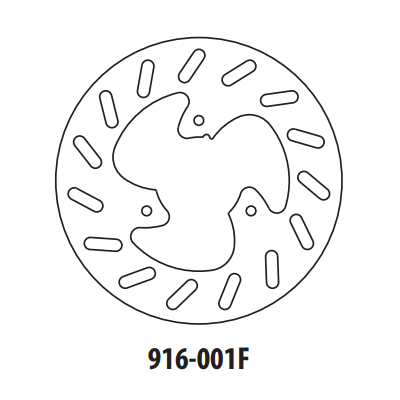 Brzdový kotúč GOLDFREN 916-001F predné 190 mm
