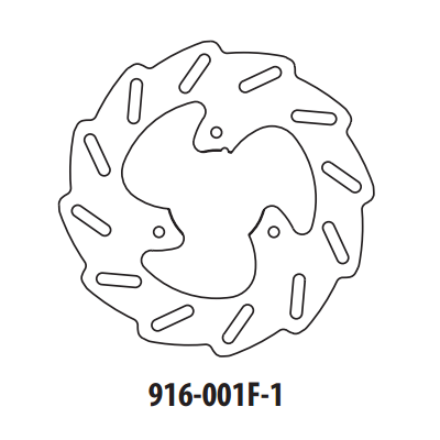 Brzdový kotúč GOLDFREN 916-001F-1 predné 190 mm