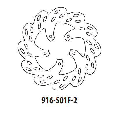 Brzdový kotúč GOLDFREN 916-501F-2 predné 220 mm