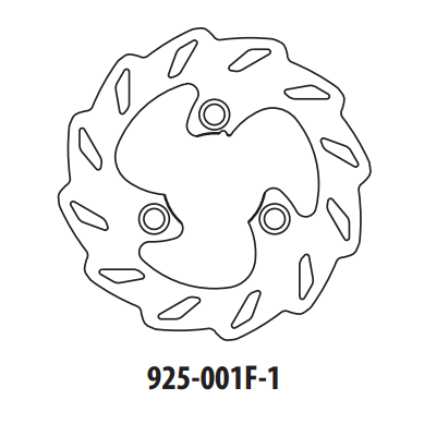 Brzdový kotúč GOLDFREN 925-001F-1 predné 180 mm