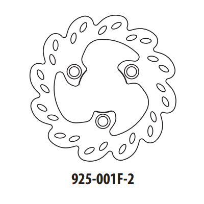 Brzdový kotúč GOLDFREN 925-001F-2 predné 180 mm