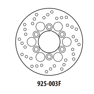 Brzdový kotúč GOLDFREN 925-003F predné 180 mm