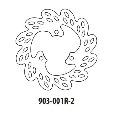 Brzdový kotúč GOLDFREN 903-001R-2 zadná 190 mm