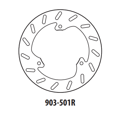 Brzdový kotúč GOLDFREN 903-501R zadná 230 mm