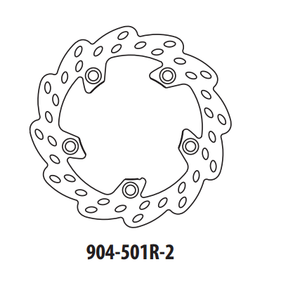 Brzdový kotúč GOLDFREN 904-501R-2 zadná 210 mm