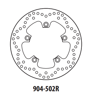 Brzdový kotúč GOLDFREN 904-502R zadná 250 mm