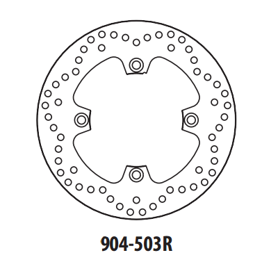 Brzdový kotúč GOLDFREN 904-503R zadná 250 mm