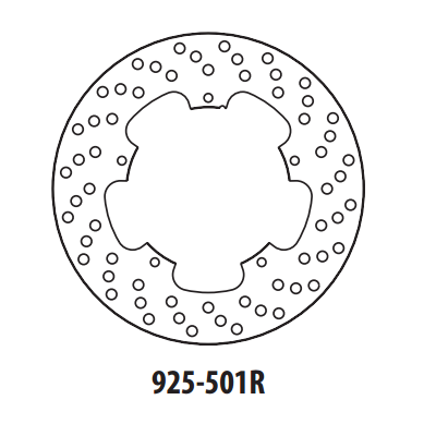 Brzdový kotúč GOLDFREN 925-501R zadná 240 mm