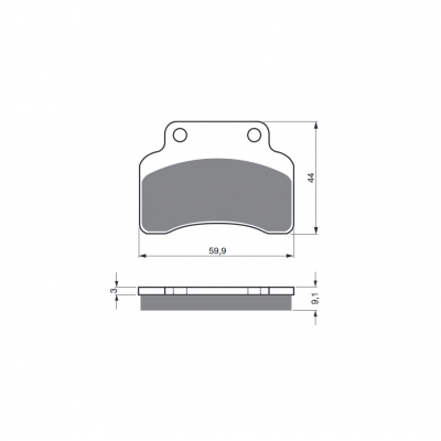 Brzdové obloženie GOLDFREN 136 AD